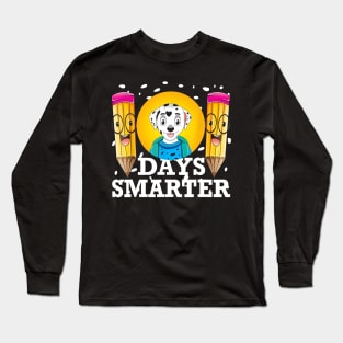 101 Days Smarter 100 Days Of School Ends Student Teacher Long Sleeve T-Shirt